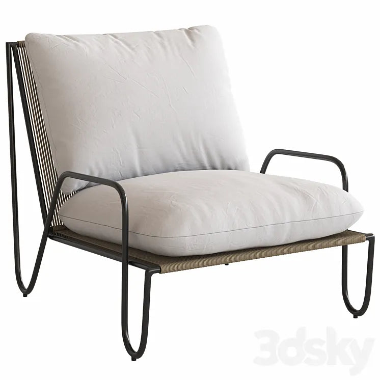 Coco Republic Shore Outdoor Lounge Chair 3DSMAX Model