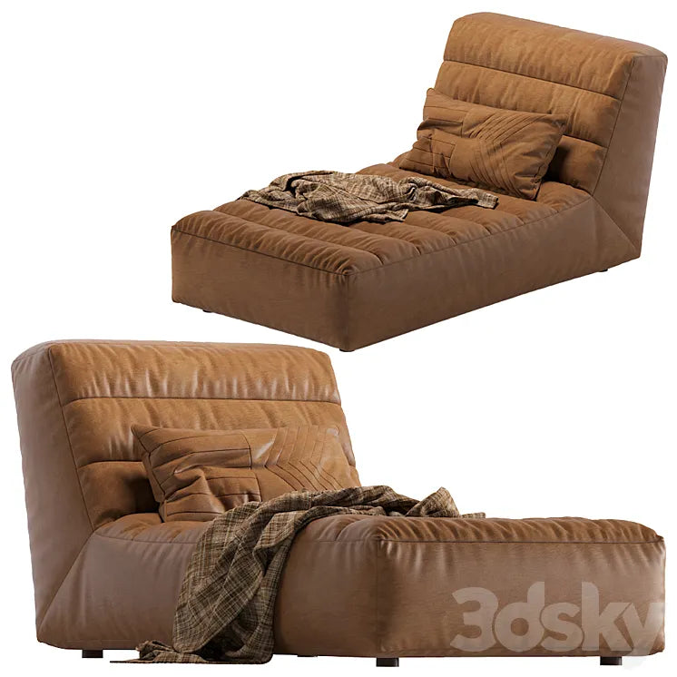 Coco Republic Timothy Oulton Shabby Chaise 3DSMAX Model