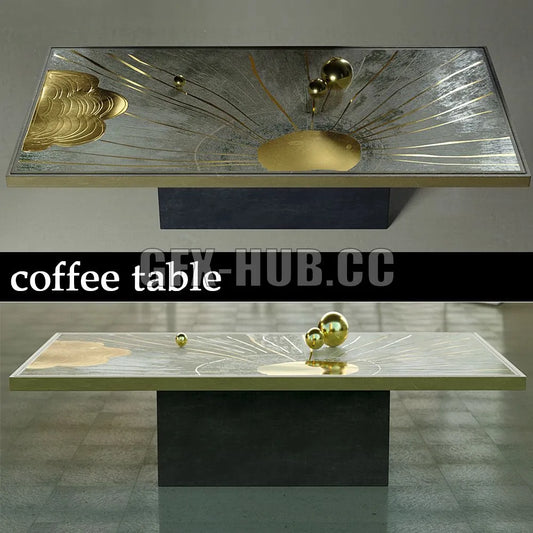 Coffee table 3dsMax Model