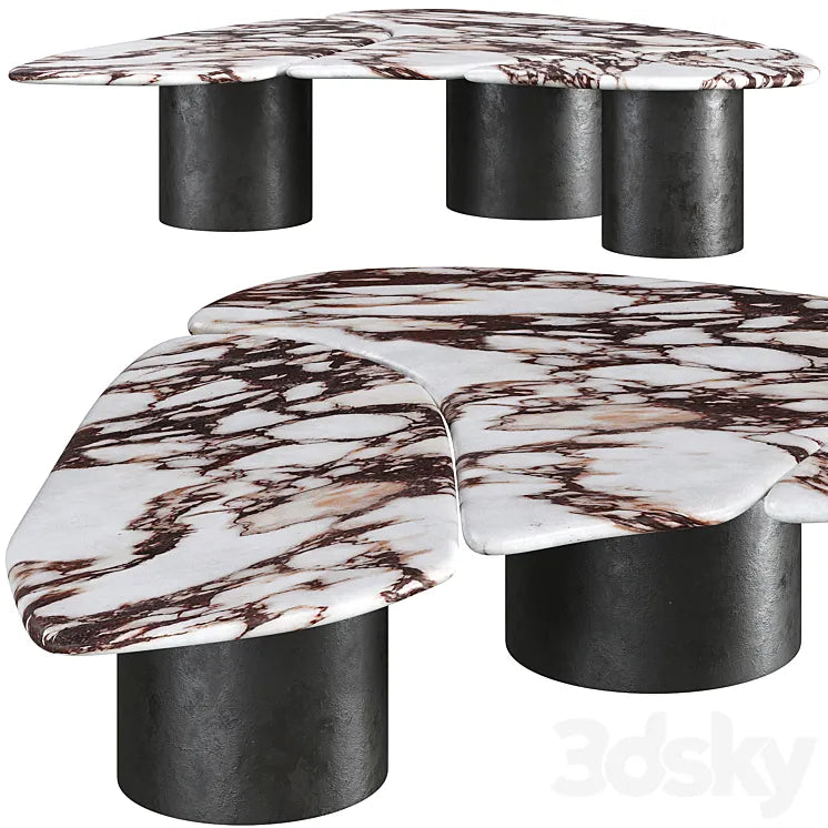 Coffee table Kooku Tetra 3DSMAX Model