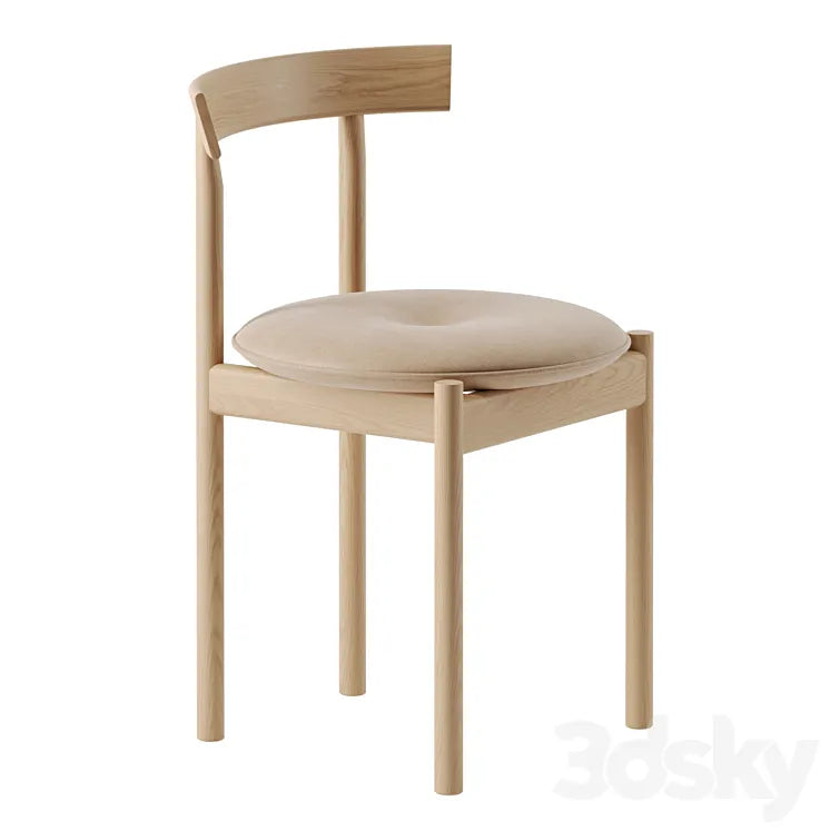 Comma Dining Side Chair by Herman Miller 3DSMAX Model