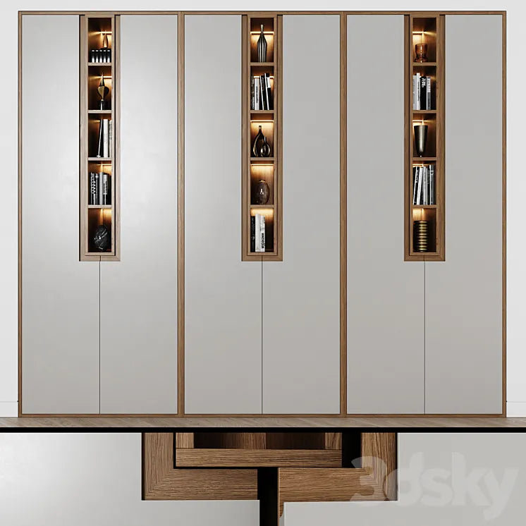 Contemporary wardrobe 30 3DSMAX Model
