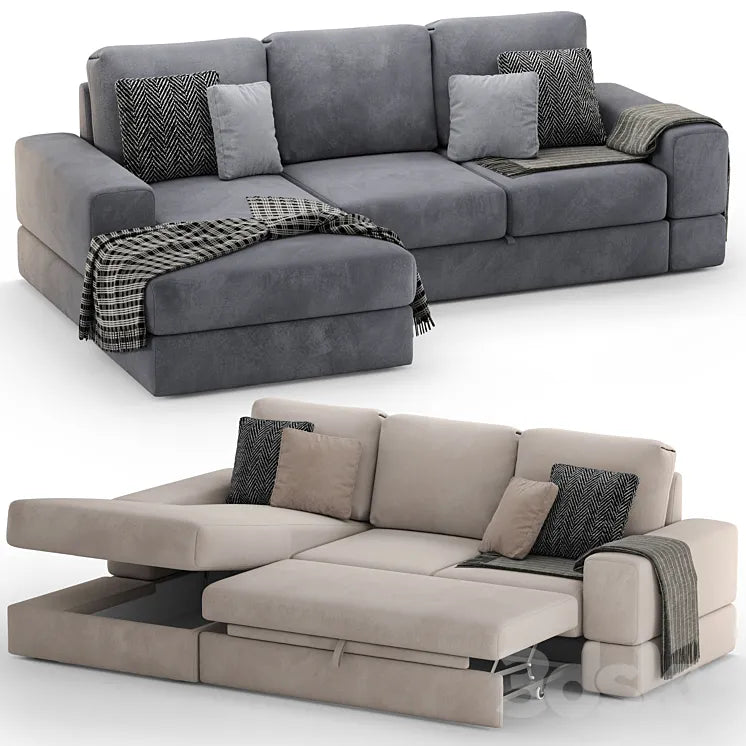 Corner sofa Mebelroom Dallas 3DSMAX Model