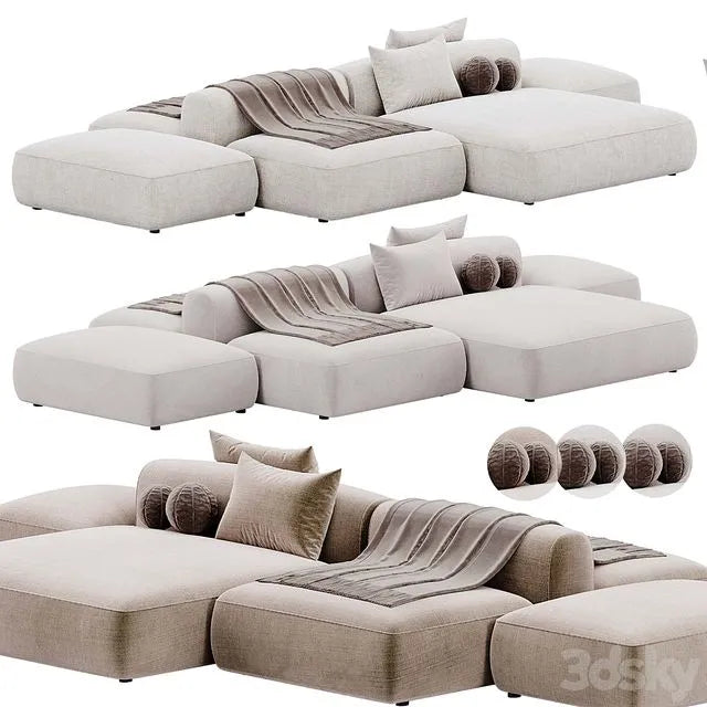 Cozy Island Sofa By MDF Italia 3dsMax Model