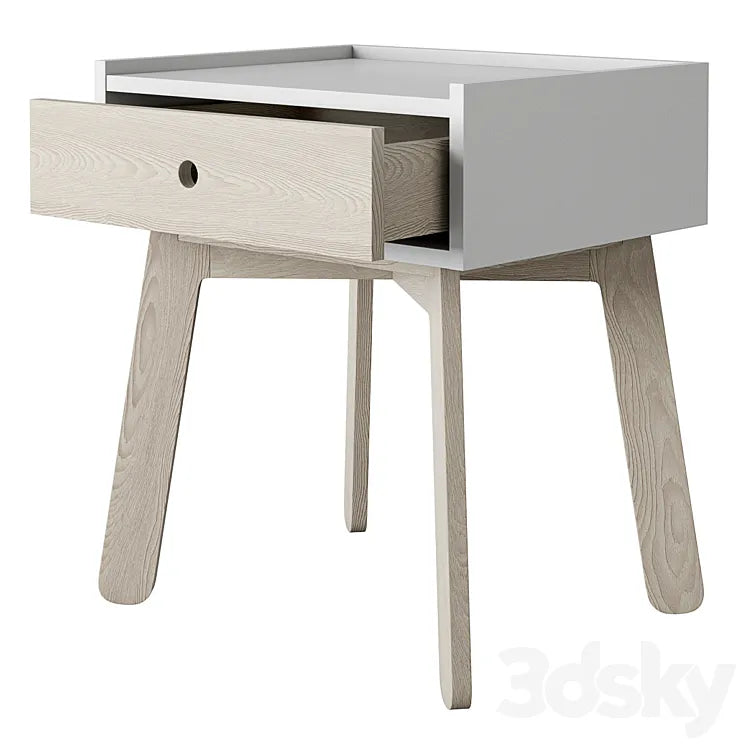 Crate and Barrel Lamont Two-Tone Nightstand 3DSMAX Model