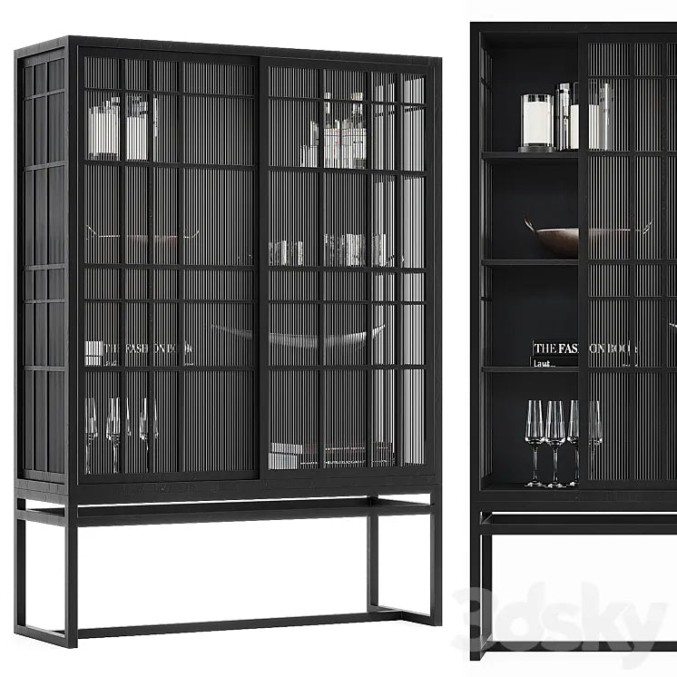 Crate & Barrel Highland cabinet 3DSMAX Model