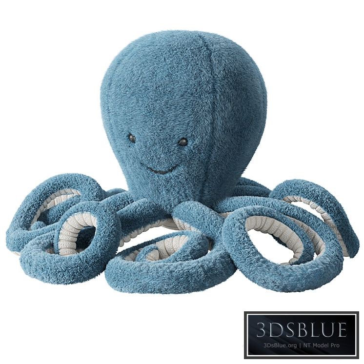 Crate & Kids Jellycat Storm Octopus Large 3DS Max
