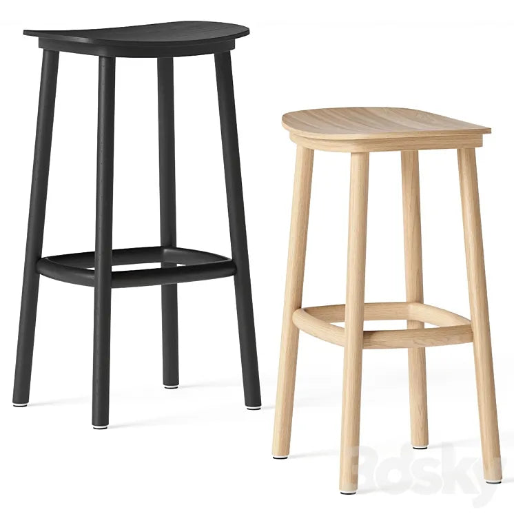 Cruso Paddle Bar Stools 3DSMAX Model