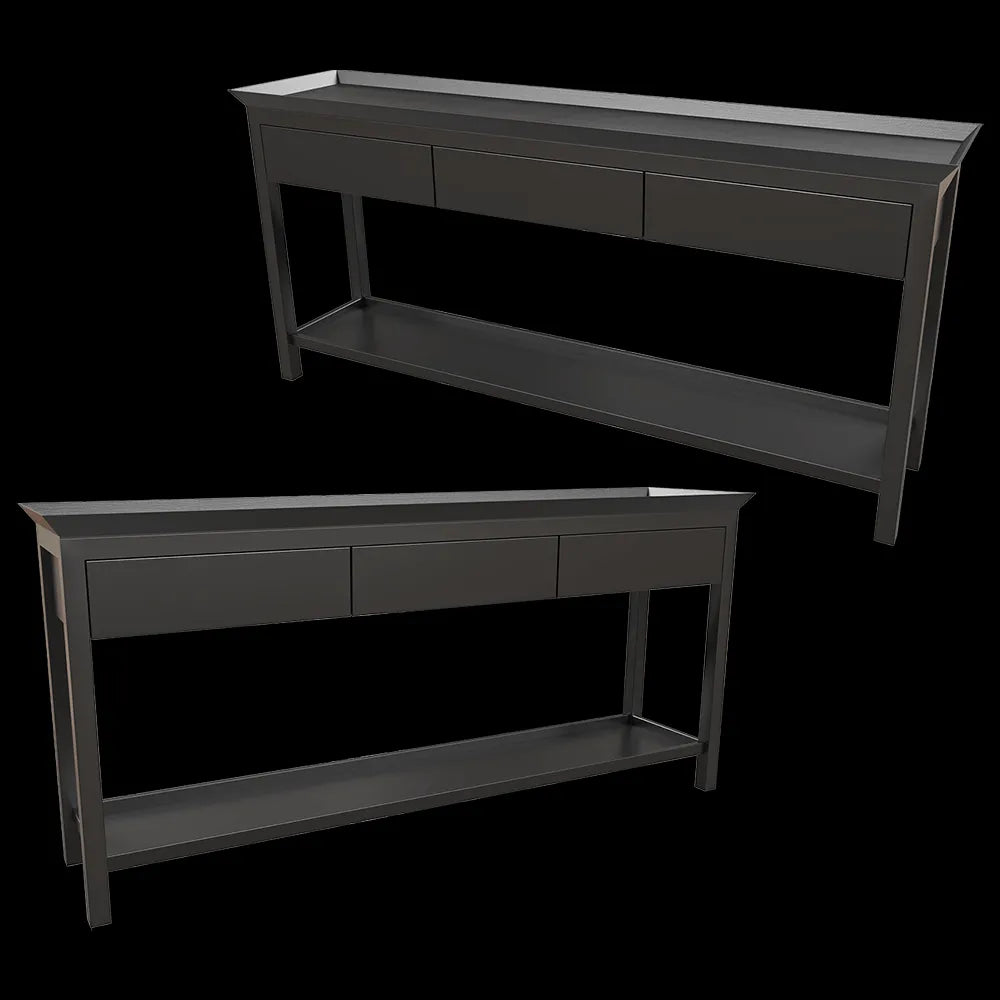 Dantone Home - Console Newport 3 drawer 3ds Max