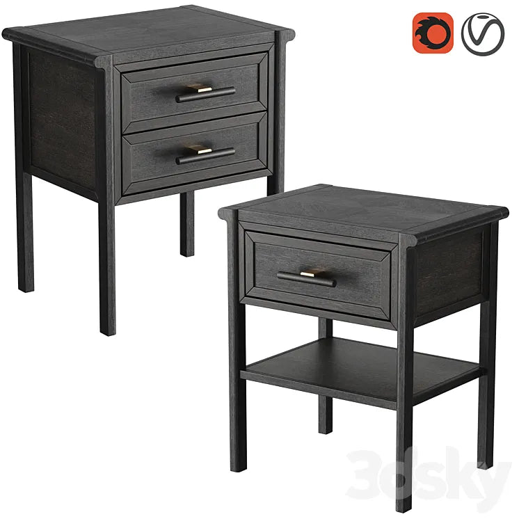 Dantone Home Contempo bedside table 3DSMAX Model
