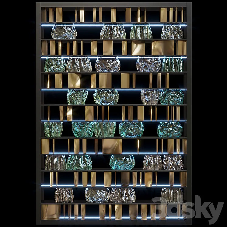 Decorative screen rack 3DSMAX Model