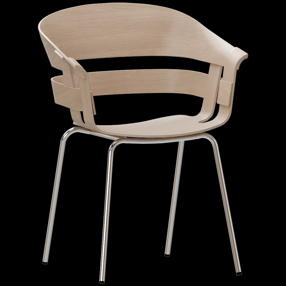 Design House Stockholm - Chair Wick Metal Legs 3ds Max