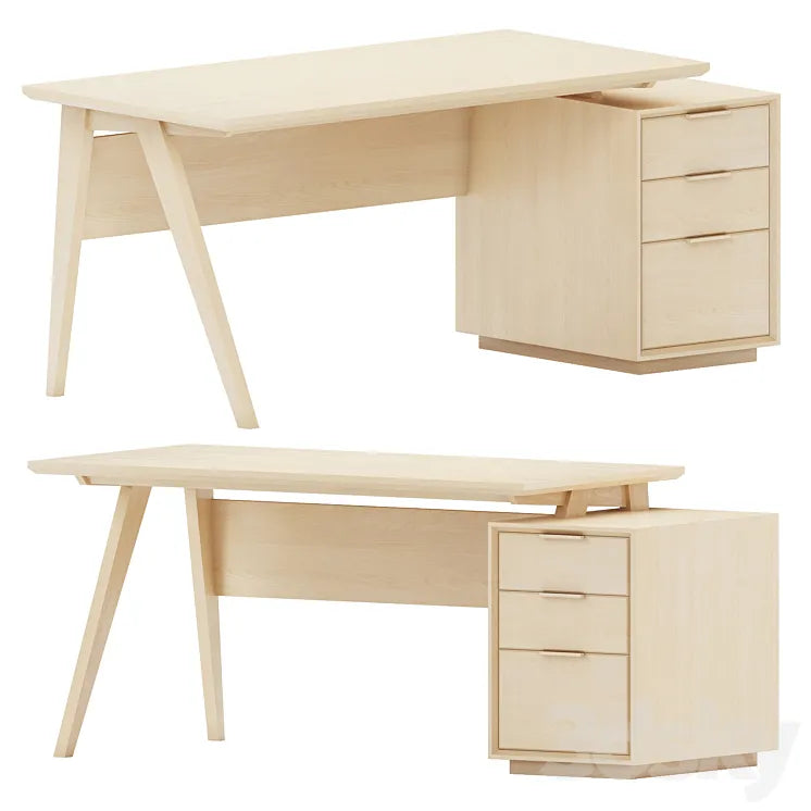 Desquire Desk by Chris Salomone 3DSMAX Model