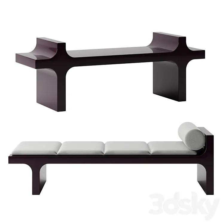 DHARMA bench by Baxter 3DSMAX Model