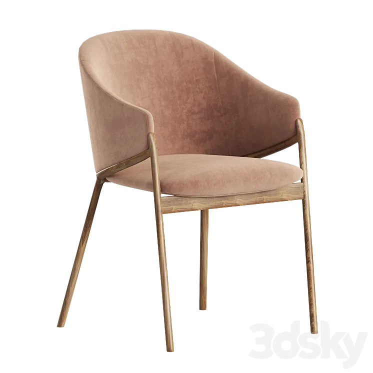 Dining chair Angel Cerda 3DSMAX Model