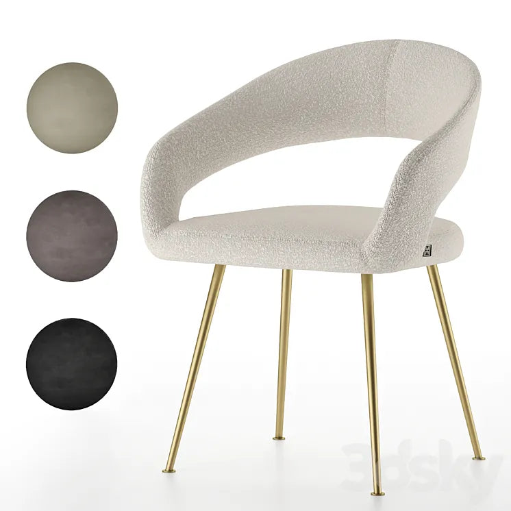 Dining chair bravo 3DSMAX Model