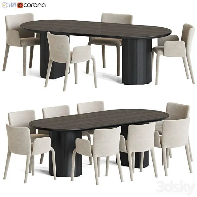Dining Set 118 3dsMax Model