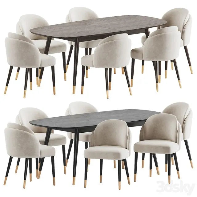 Dining set 15 3dsMax Model
