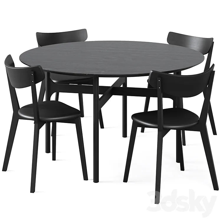 Dining Set 2 by Rowico Home 3DSMAX Model