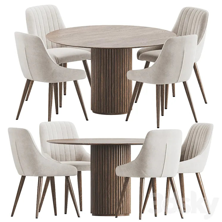 Dining Set 202 3DSMAX Model