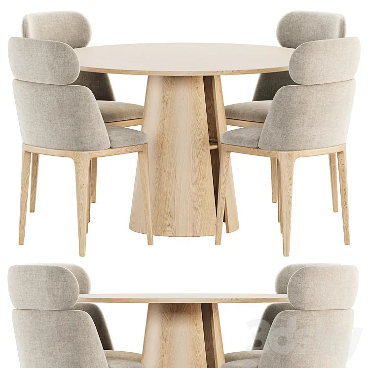 Dining Set 25 3DSMAX Model