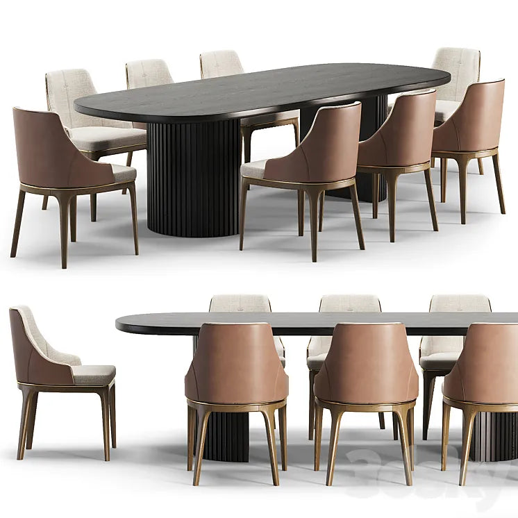 dining set 3DSMAX Model