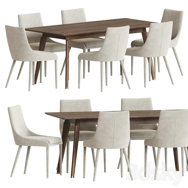 Dining Set 62 3DSMAX Model