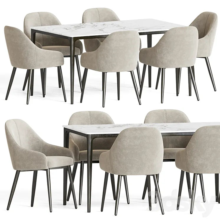 Dining Set 66 3DSMAX Model