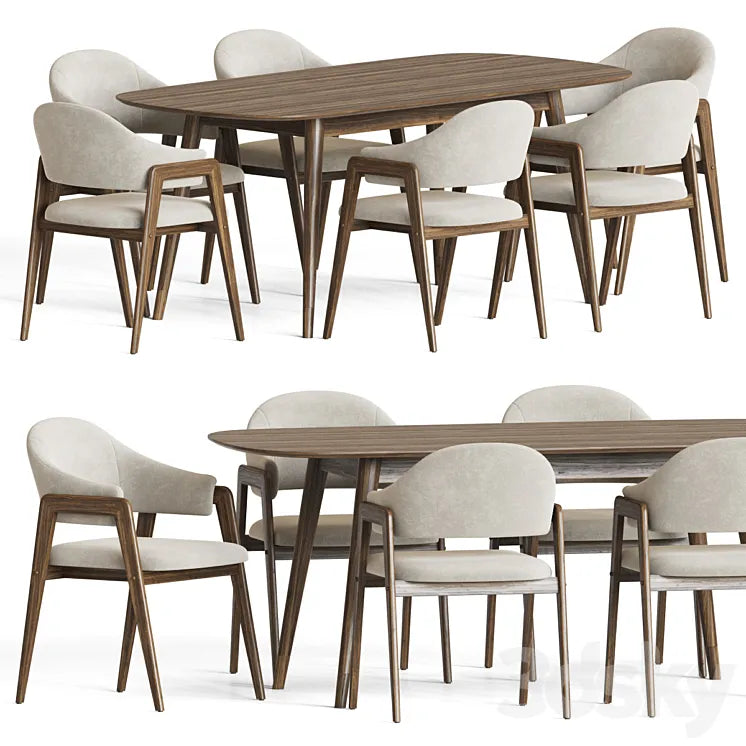 Dining Set 73 3DSMAX Model