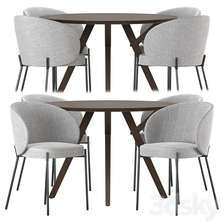 Dining set by Domstore 3DSMAX Model
