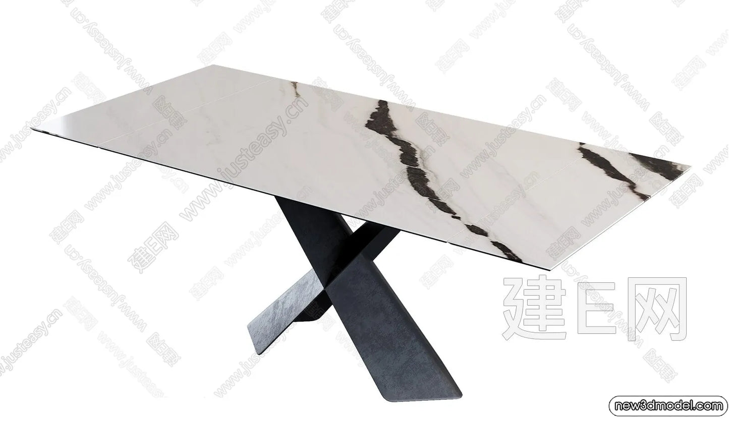 Dining Table – 3D Models – 3D Furniture Models for Interior – 082