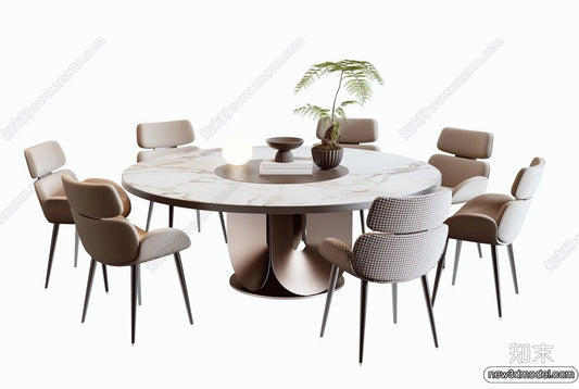 Dining Table – 3D Models – 3D Furniture Models for Interior – 195