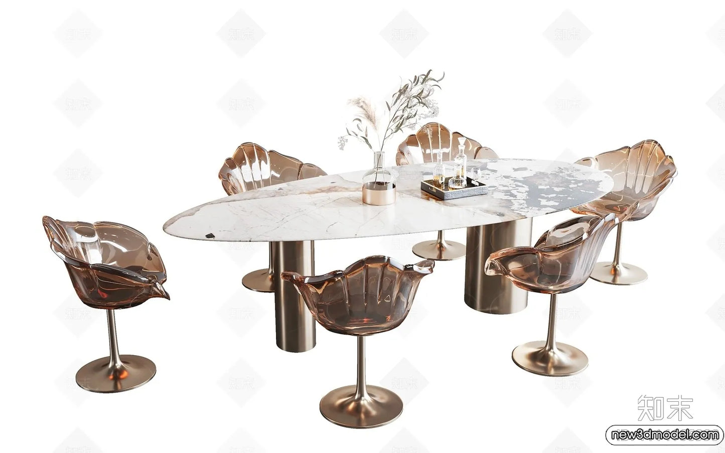 Dining Table – 3D Models – 3D Furniture Models for Interior – 214