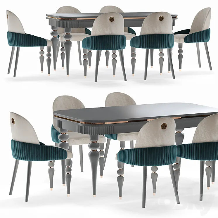 Dining Table 3DSMAX Model