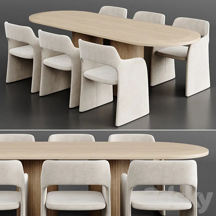 Dinning Set 85 3DSMAX Model
