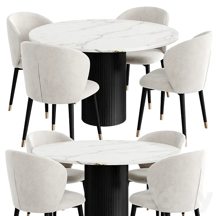 Dinning Set 86 3DSMAX Model