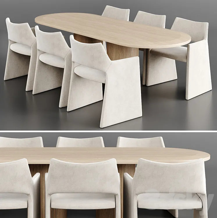 Dinning Set 91 3DSMAX Model