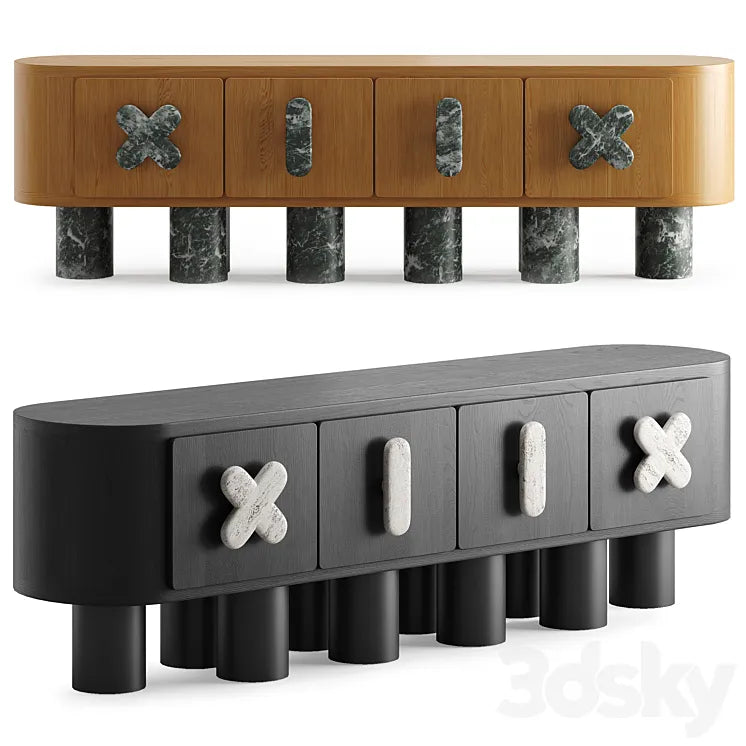 Diplopoda Sideboard By Appartement 2 3DSMAX Model
