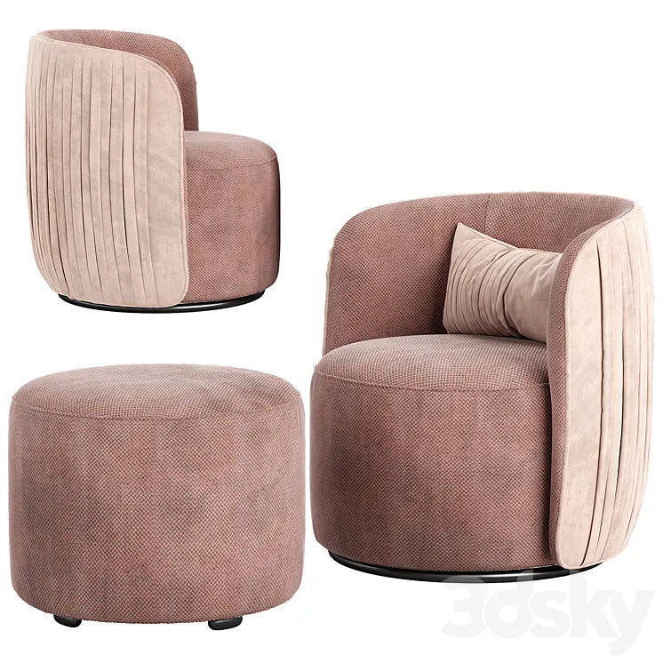 Ditre italia Chloe Luxury armchair 3DSMAX Model