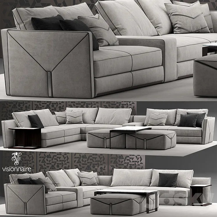 Divan visionnaire Bastian 3DSMAX Model