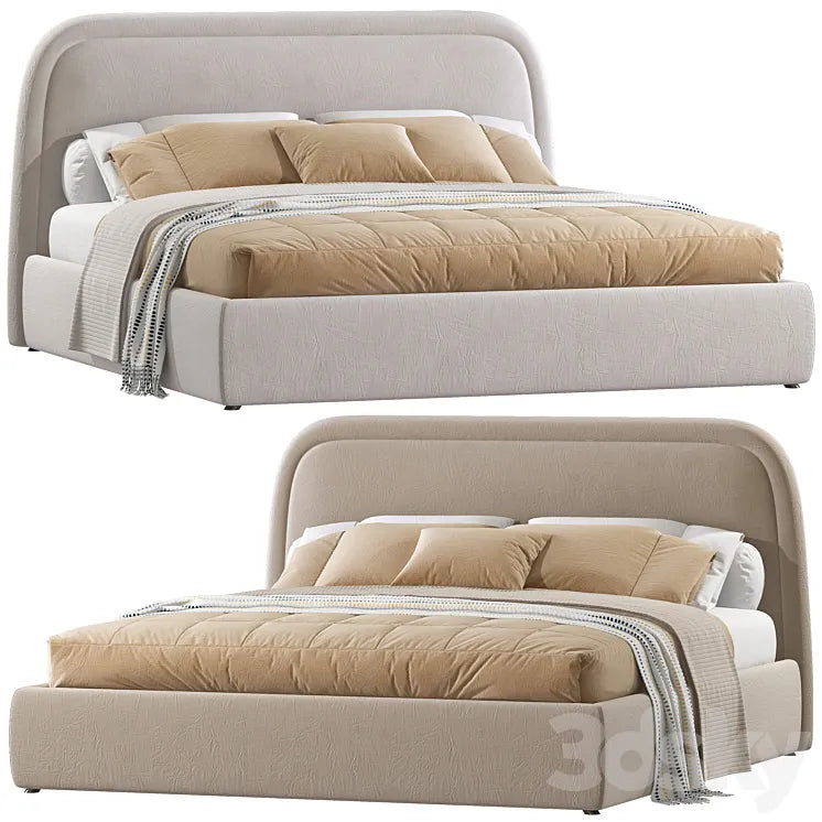 Double bed 63 3DSMAX Model