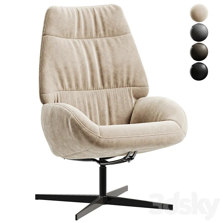 Draaifauteuil_Leanti_armchair 3DSMAX Model