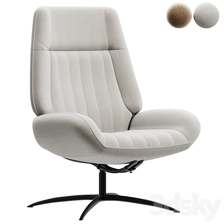 DRAAIFAUTEUIL_TIRONA_GEEL 3DSMAX Model