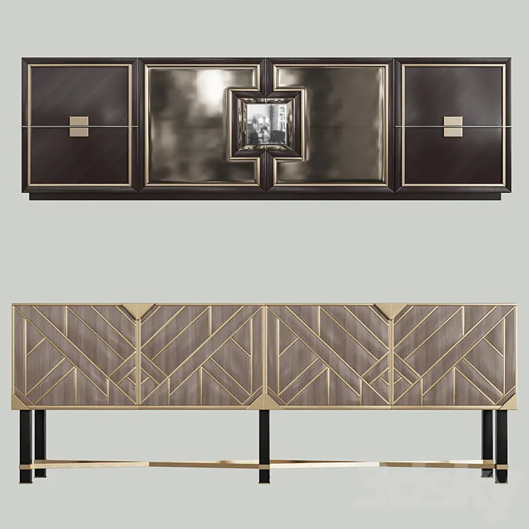 Dressers in the style of art deco 01 3DSMAX Model