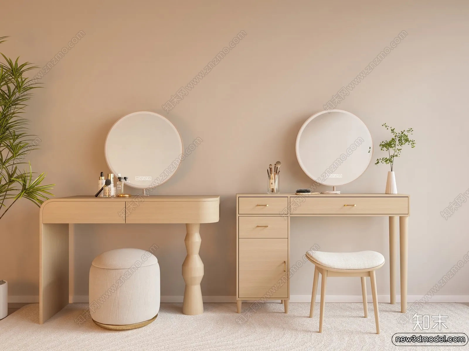 Dressing Table – 3D Models – 3D Furniture Models for Interior – 069