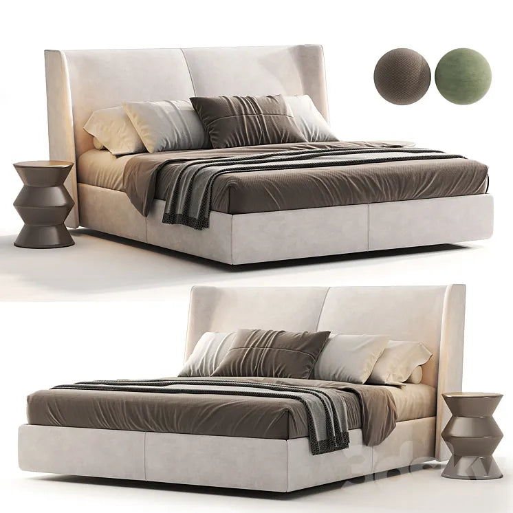 Echo Bed By Domkapa 3DSMAX Model