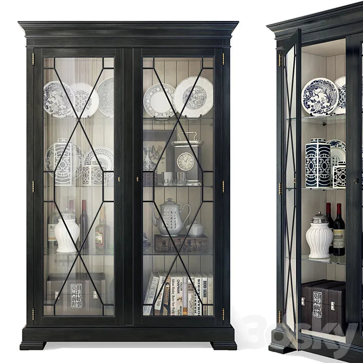 Eclipse wardrobe / showcase. Display Cabinet / showcase bu Birkhouse 3DSMAX Model
