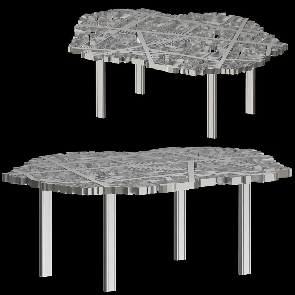 Edra - Table Baghdad 3ds Max