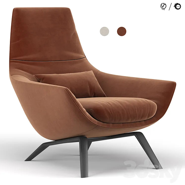 Ermes armchair 3DSMAX Model