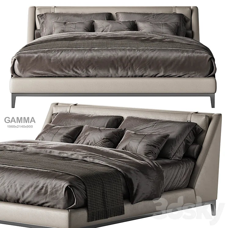 Estetica Gamma bed 1 3DSMAX Model